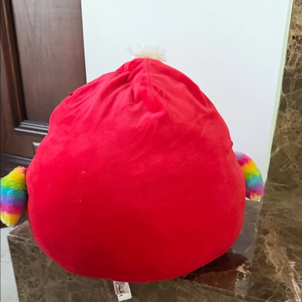 Squishmallows Red and Yellow Plush Bird Toy